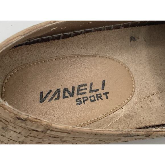Vaneli Women’s Cork Shoes Size 8 - Picture 4 of 5